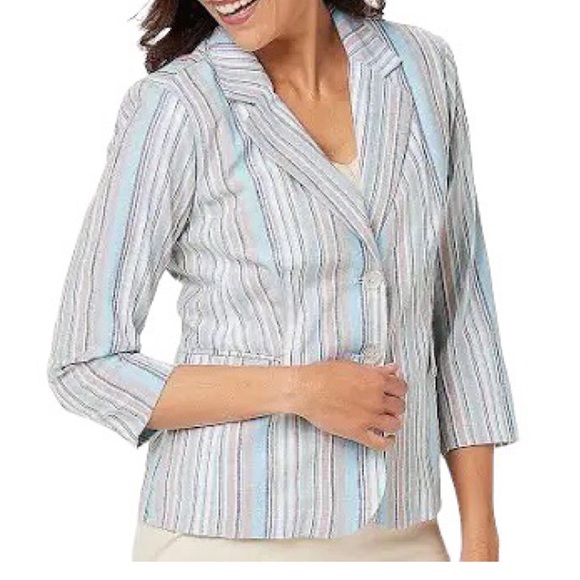 Laurie Felt Jackets & Blazers - NWOT Laurie Felt Linen Blend Blazer